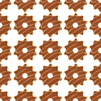 Pattern homemade cookie different taste in pastry biscuit png