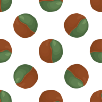 Pattern homemade cookie different taste in pastry biscuit png