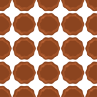 Pattern homemade cookie different taste in pastry biscuit png