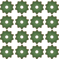 Pattern homemade cookie different taste in pastry biscuit png