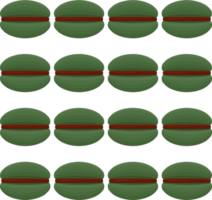 patrón de galletas caseras de diferentes sabores en galletas de pastelería png