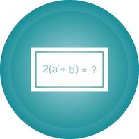 Solving Formula Vector Icon