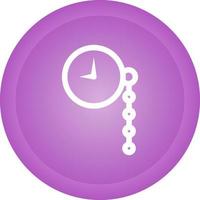 icono de vector de reloj de bolsillo