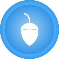 Single Acorn Vector Icon