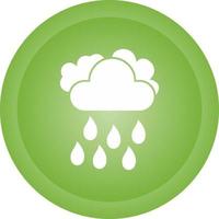 icono de vector de lluvia ligera