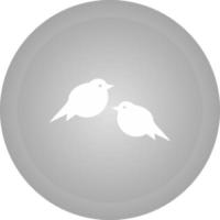 icono de vector de pájaros pequeños