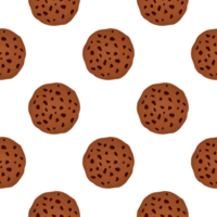 Pattern homemade cookie different taste in pastry biscuit png