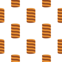 Pattern homemade cookie different taste in pastry biscuit png