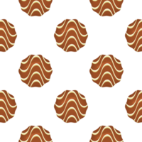 Pattern homemade cookie different taste in pastry biscuit png