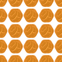 Pattern homemade cookie different taste in pastry biscuit png