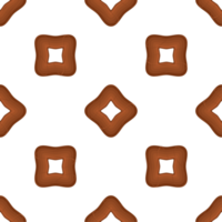 Pattern homemade cookie different taste in pastry biscuit png