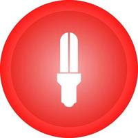 Energy Saver Bulb Vector Icon