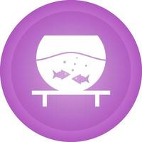 Fish Bowl Vector Icon