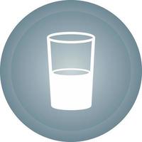 icono de vector de vasos de agua