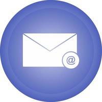 icono de vector de correo