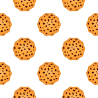 Pattern homemade cookie different taste in pastry biscuit png