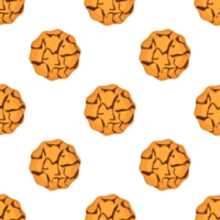 Pattern homemade cookie different taste in pastry biscuit png