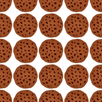 Pattern homemade cookie different taste in pastry biscuit png