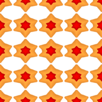 Pattern homemade cookie different taste in pastry biscuit png