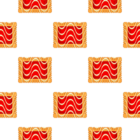 Pattern homemade cookie different taste in pastry biscuit png