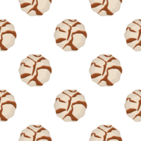 Pattern homemade cookie different taste in pastry biscuit png