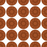 Pattern homemade cookie different taste in pastry biscuit png