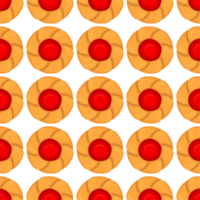 Pattern homemade cookie different taste in pastry biscuit png