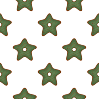 Pattern homemade cookie different taste in pastry biscuit png