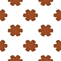 Pattern homemade cookie different taste in pastry biscuit png