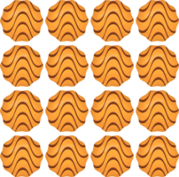 Pattern homemade cookie different taste in pastry biscuit png