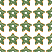 Pattern homemade cookie different taste in pastry biscuit png