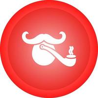 Pirate with Smoking Pipe Vector Icon