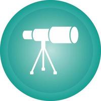 Telescope on Stand Vector Icon