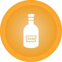Bottle of Rum Vector Icon