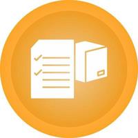 Delivery Checklist Vector Icon