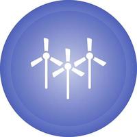 Multiple Windmills Vector Icon