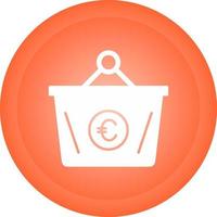 Euro Basket Vector Icon