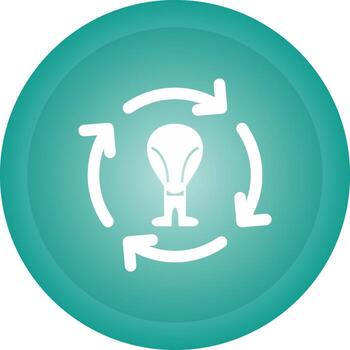 icono de vector de proceso creativo