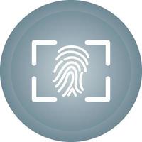 Fingerprint Vector Icon