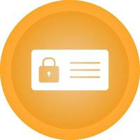Protected Card Vector Icon