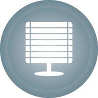Infrared Heater Vector Icon
