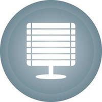 Infrared Heater Vector Icon