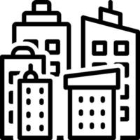 mix icon for downtown vector