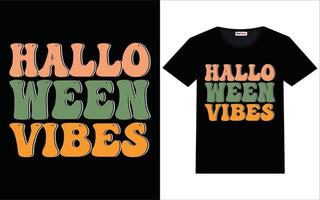 Trendy Halloween graphic vintage typography and lettering t shirt design vector