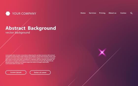 modern colorful abstract landing page background. landing page template,gradient background template,abstract background,user interface background,vector illustration. vector