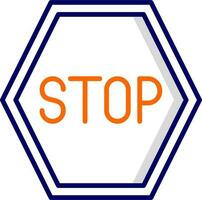 Stop Vector Icon