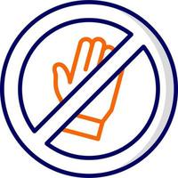 Stop Violence Vector Icon