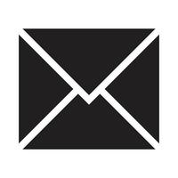 Message icon vector, Inbox Icon, Email Icon, Envelope Mail Icon and Bubble Chat Icon vector Illustration for web and mobile apps contact icons black and white