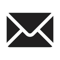 Message icon vector, Inbox Icon, Email Icon, Envelope Mail Icon and Bubble Chat Icon vector Illustration for web and mobile apps contact icons black and white
