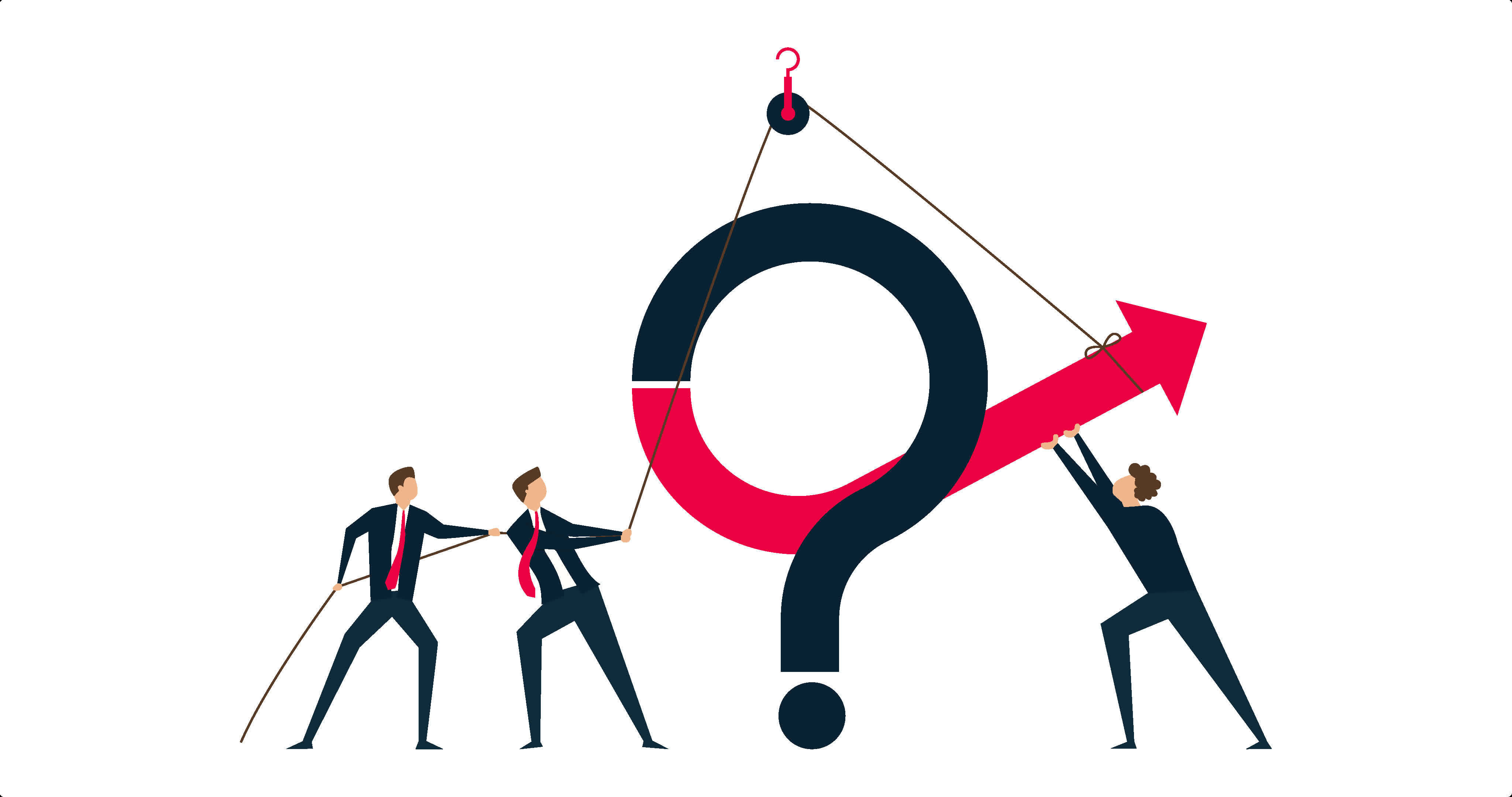 4k animation of Teamwork to solve business problem, colleagues help put ...